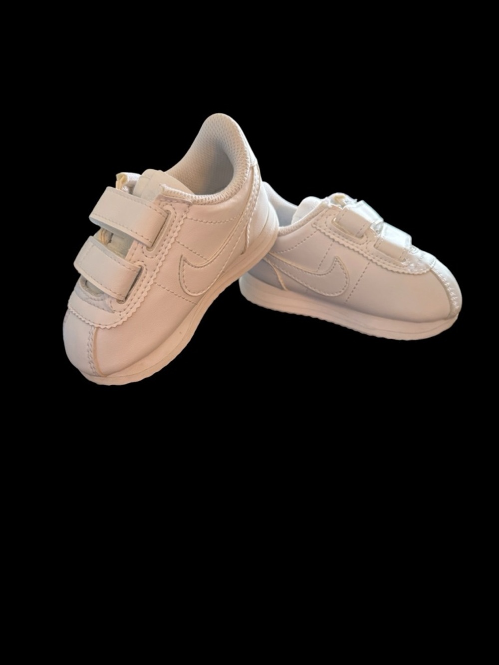 Nike Cortez Basic SL TD 'Triple White' Size 5C - Picture 7 of 7